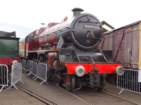 LMS 5593 Kolhapur Tyseley Locomotive Works London Midlan Flickr