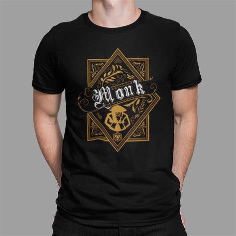 Dnd Monk Class Shirt Dungeons And Dragons Monk Shirt Dungeon Master Shirt Gamer Shirt Dnd Shirt