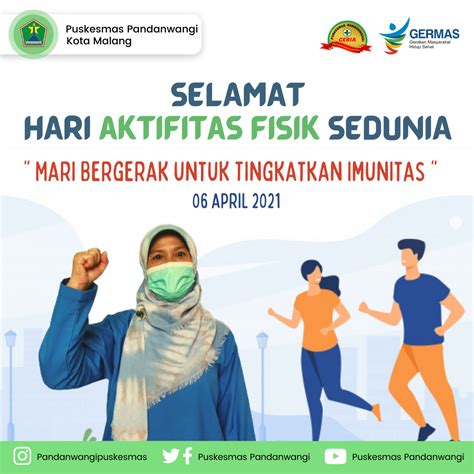 HARI AKTIVITAS FISIK SEDUNIA 06 APRIL 2021 Puskesmas Pandanwangi