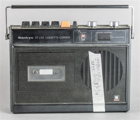 Lot Charles Mansons Prison Cassette Tape Recorder