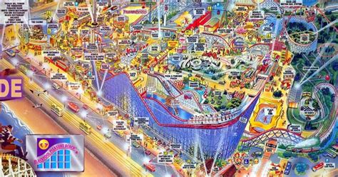 Blackpool Theme Park Map