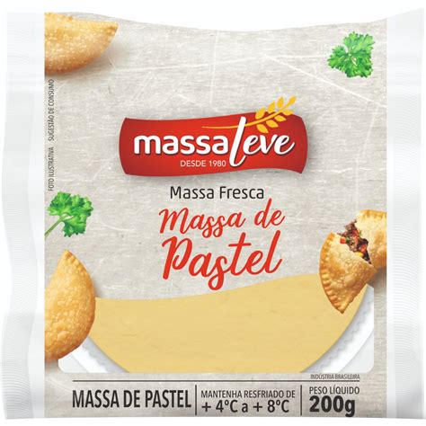 Massa Fresca De Pastel MASSA LEVE 200g Clube Extra