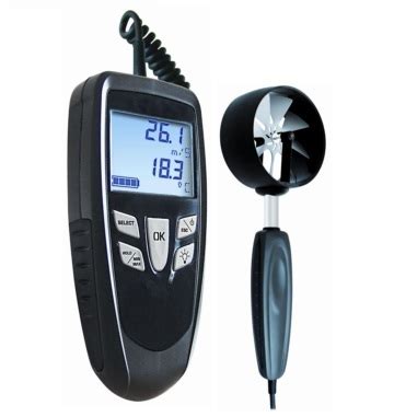 E Instruments LV110S LV 110 S Portable Vane Thermo Anemometer