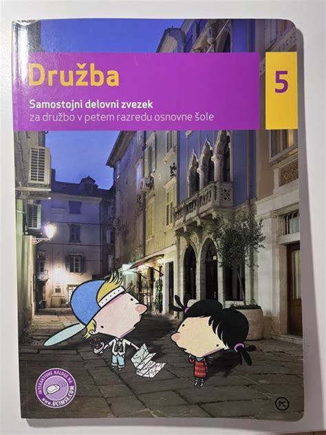 Družba 5 samostojni delovni zvezek v petem razredu osnovne šole