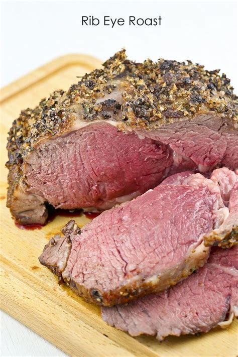 A Tender And Delicious Rib Eye Roast Flavored With Tri Color Pepper