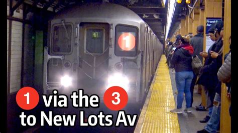 ⁴ᴷ 1 Train Rerouted via the 3 Line in Brooklyn YouTube