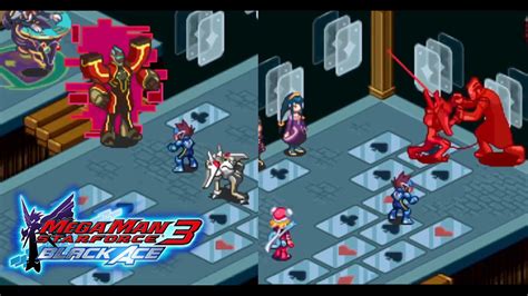 Fighting Dread Joker And Ace S Sacrifice Mega Man Star Force 3 Black