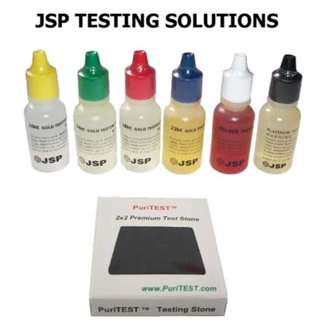 Gold Testing Kit with instructions and Premium stone JSP