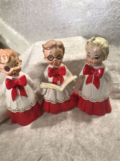 Vintage Josef Originals Christmas Naughty Choir Boy Figurines ...