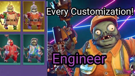 Every Engineer Customization In Bfn Youtube