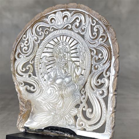 No Reserve Price Sooka Interior Intricately Carved Mother Of Pearl