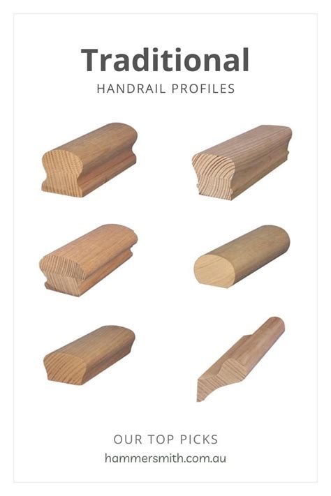 A Picture Of Timber Handrail Profiles To Suit Old Staircases Text