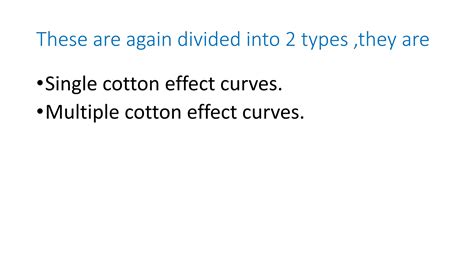 Cotton Effect Pptx