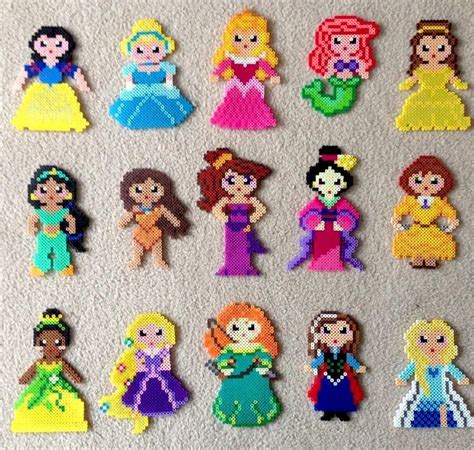 Princesas Disney Hama Beads Hamabeadstienda Es Perler Bead Disney