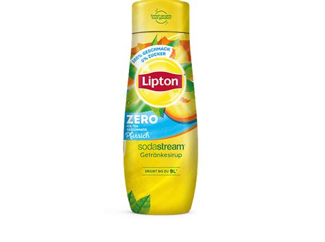 Sodastream Lipton Ice Tea Pfirsich Zero Sirup Ml Online Kaufen