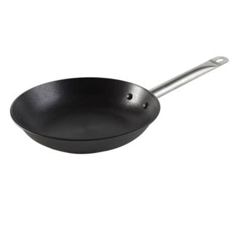 IMUSA Light Cast Iron Saute Pan with Stainless Steel Handle - Black, 1 ...