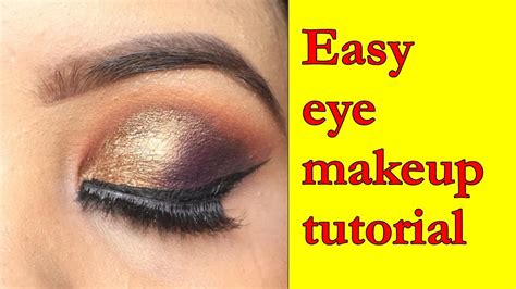 Easy Bridal Eye Makeup Tutorial Step By Step For Beginners Quick Eye Makeup For Wedding