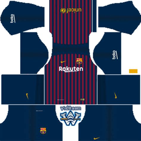 Barcelona - 2018/2019 Dream League Soccer DLS/FTS Kits Forma and Logo ...