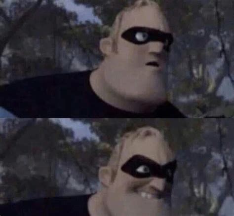 Mr Incredible frowning then smiling Blank Template - Imgflip