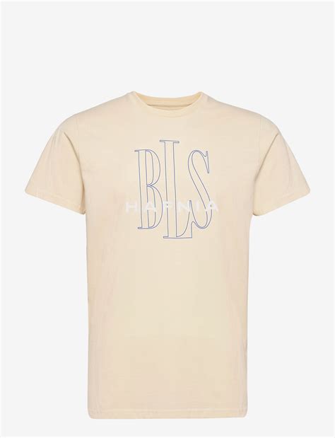 Bls Hafnia Logo Outline T Shirt Feriefavoritter Boozt