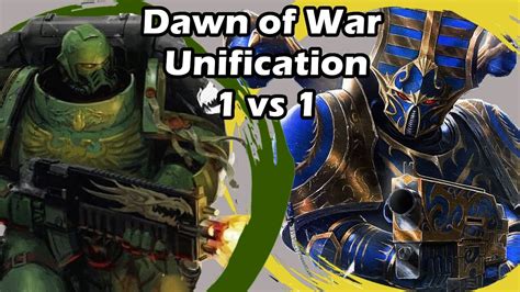 Dawn Of War Unification Vs Thousand Sons Mrray Vs Salamanders