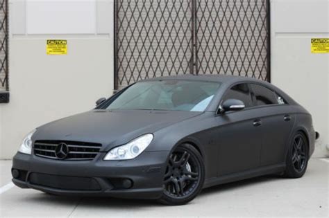 Buy Used 2007 Mercedes Benz Cls 63 Amg Matte Black Ecu Tuned Lowered No