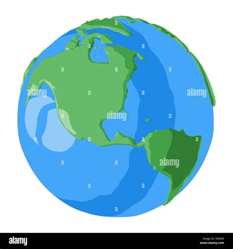 Ee Uu Y Canad Para El Hemisferio Occidental Del Mundo De Dibujos