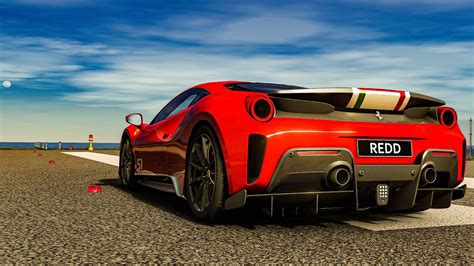 Hp Ferrari Pista Union Island Assetto Corsa Youtube