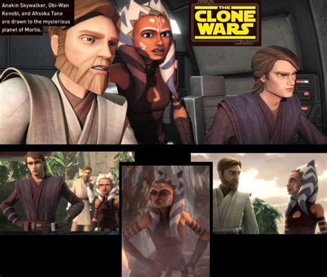 Obi-wan,Ahsoka,and Anakin - Obi-wan,Anakin,and Ahsoka Photo (24548095) - Fanpop