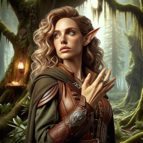 Wood Elves (Various Classes / art styles) : r/dndai