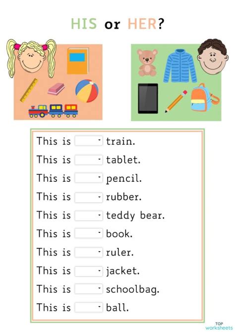 His Or Her Interactive Worksheet Topworksheets