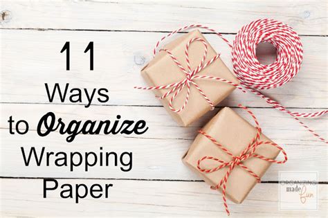 Ways To Organize Wrapping Paper Organizing Made Fun Bloglovin