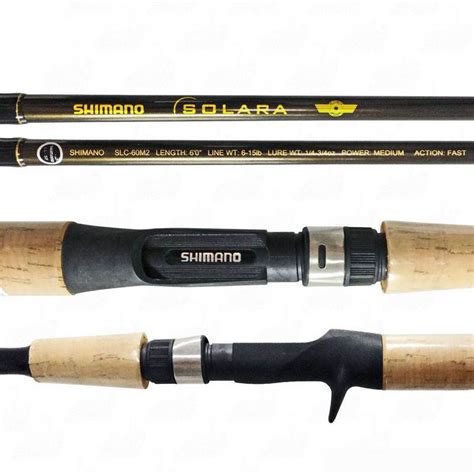 SHIMANO CAÑA DE BAITCASTING SOLARA 6 0 2 Tramos 1 80 mts 6 15 Lbs