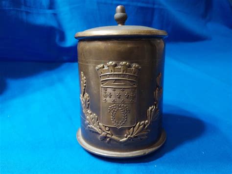 Trench Art Humidor Wwi Doughboy Military Collectables Springfield