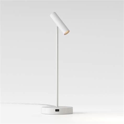 Astro Enna Desk Usb Led Table Lamp Matt White Reuter