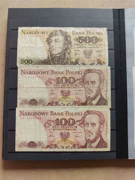 Banknoty Prl Kolekcja Sztuk Nomina Y Cz Stochowa