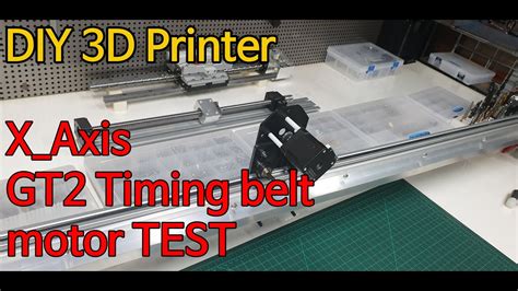 Diy 3d Printercontrolx Axis Test Youtube