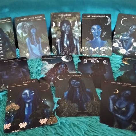 The Sacred Moon Goddess Oracle Deck ™ 40 Large Cards Matte Finish