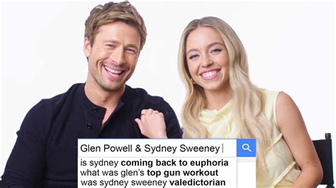 Sydney Sweeney And Glen Powell Answer The Web S Most Searched Questions