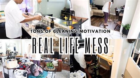 NEW Cleaning Motivation Real Life Messy House Clean With Me YouTube