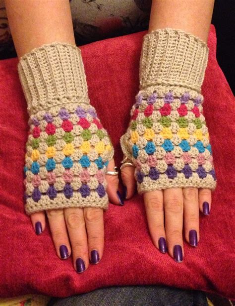 Granny Chic Granny Stripe Wrist Warmers By Lucy Inthesky In 2024