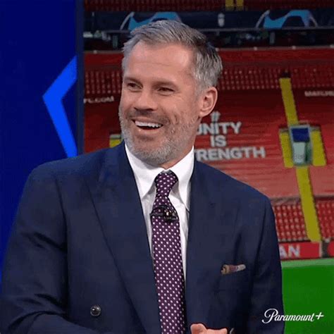 Laughing Jamie Carragher  Laughing Jamie Carragher Uefa Champions League Discover And Share