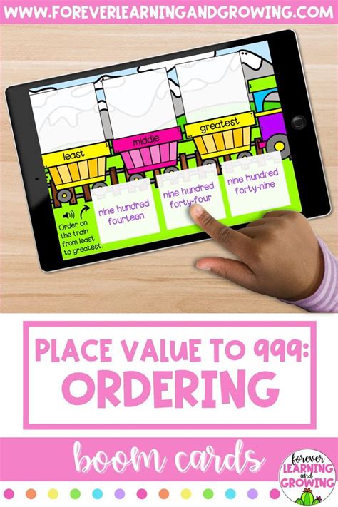 Place Value To 999 Boom Cards Game For Ordering Numbers To 999