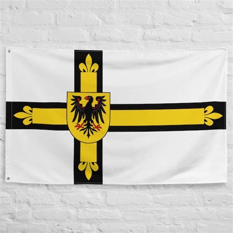 State Of The Teutonic Order Banner Flag 100 Polyester With 2 Etsy