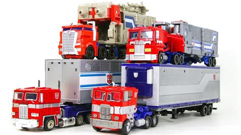 Optimus Prime And Trailer Asia Exclusive Transformers Masterpiece ...