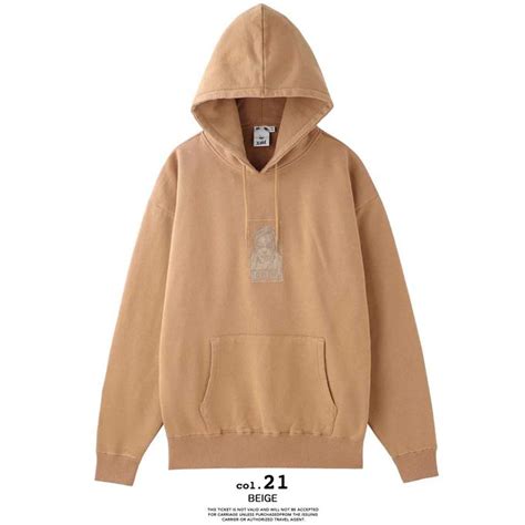 【sale】 【 X Girl エックスガール 】 Satin Patch Sweat Hoodie Box型 サテンワッペン フェイス