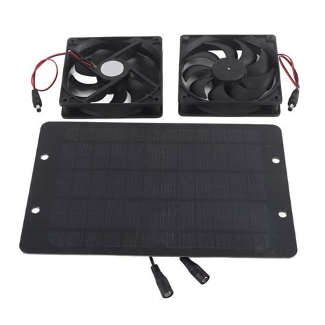 YOSOO Mini Ventilateur Kit De Ventilateur De Panneau Solaire Double