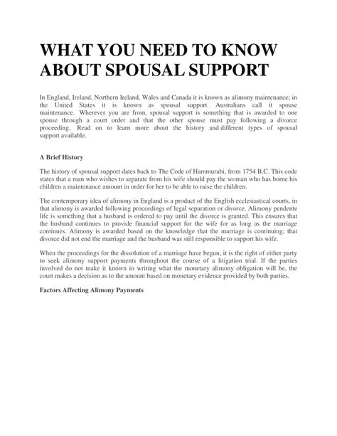 Ppt What You Need To Know About Spousal Support Powerpoint Presentation Id 8055492