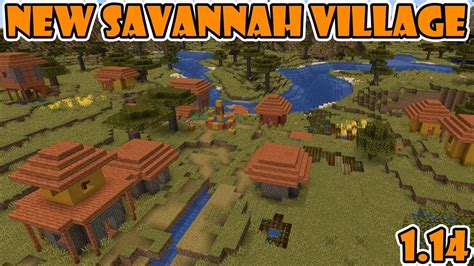 New Savannah Villages Minecraft 114 News Youtube