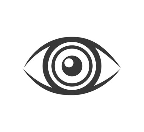 Eye Global Look Vision Optical Icon Vector Graphic — Stock Vector